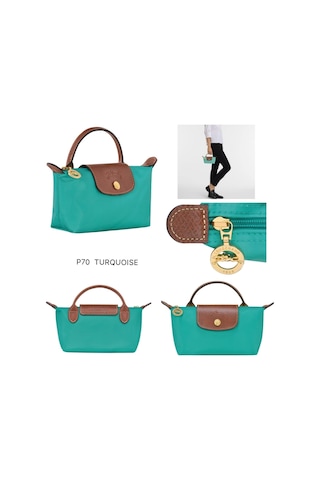 Longchamp Kadın El Çantası Xs 34175 089 P70 Turkuaz