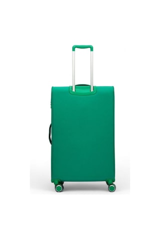 Benetton 60 Cm Yeşil Unisex Orta Boy Valiz 14bnt2400-02 Yeşil