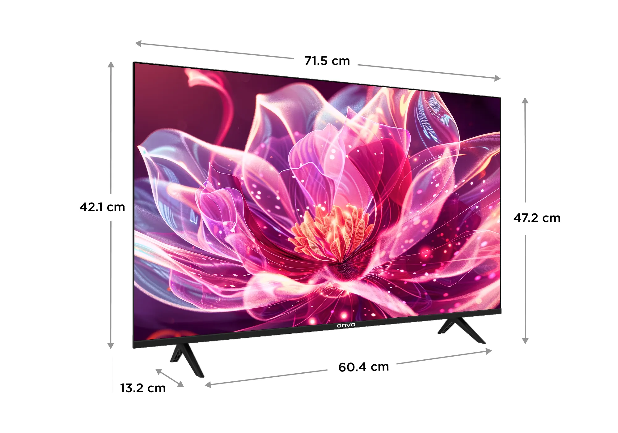 Onvo 32VQ80F3HA HD Ready Whaleos 32" Qled LED TV