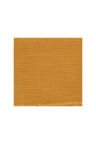 Unisex Sarı Püsküllü 4 Kat Battaniye 80x120 Çok Renkli