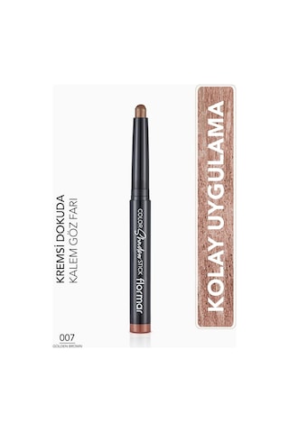 Flormar Color Shadow Asansörlü Kalem Far 007 Golden Brown - 8682536039475