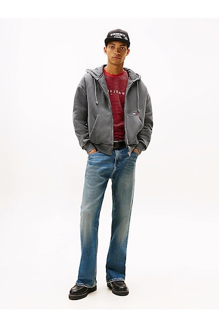 Tommy Hilfiger Tjm 90s Quılt New Classıcs Fz Erkek Siyah Sweatshirt - Dm0dm22364 Siyah
