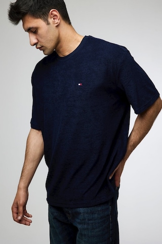 Tommy Hilfiger Tommy Hılfıger Erkek T-shırt 09t4141-410 Lacivert