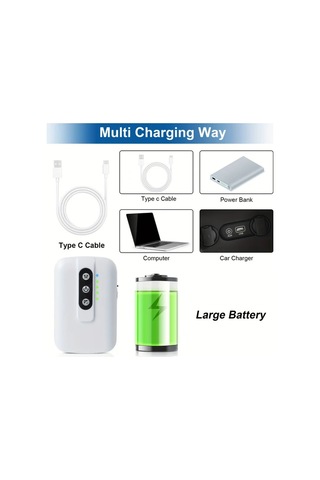 Willowhaven Usb Şarjlı Oksijen Pompası 2 Nozullu Beyaz Balık Tankı Ekipmanı