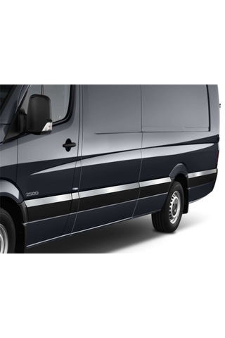 Mercedes Sprinter W906 Ncv3 Yan Kapı Çıtası 10 Prç Krom Ext.U   2