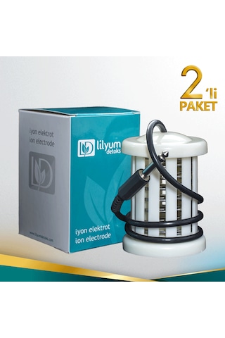 Lilyum İyon Elektrot Array Ayak Cihazı Beyaz 2'li Paket