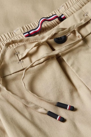 Tommy Hilfiger Erkek Regular Fit Bilek Boy Teknik Kumaş Pantolon - Bej Sandalwood