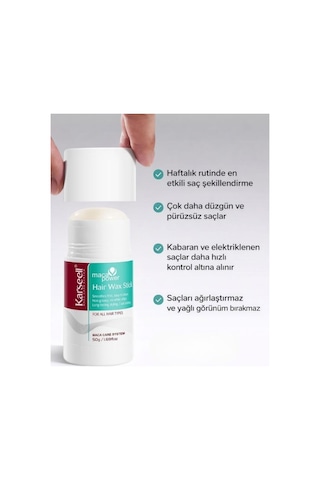 Maca Wax Stick Kabaran Uçuşan Saçlara Anında Çözüm Doğal Görünüm Sabitleyici 50g - 865397935