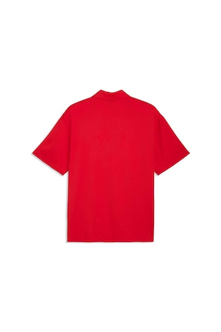 Puma Ferrarı Cloudspun Polo Erkek Günlük Polo Tişört 63424702 Kırmızı