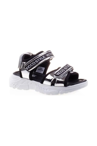 Vicco Club 321.B20Y.371 Kız Çocuk Sandalet Gümüş 22-25 Gümüş