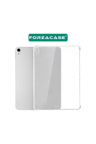 Forzacase Apple Uyumlu iPad Air 4. Nesil 10.9 2020 A2324 A2072 İle Anti Shock Silikon Kılıf Şeffaf Fc014 Silikon