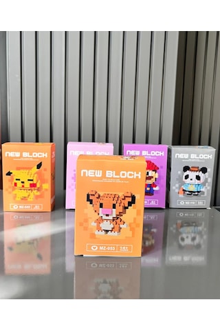 New Block Bricks 3d Puzzle Yapı Blokları Seti - Aslan Kral Simba