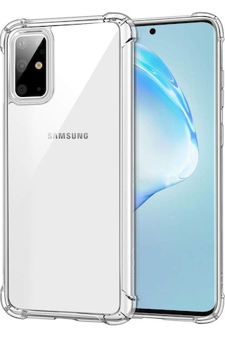 Samsung Galaxy Uyumlu Note 10 Lite Şeffaf Airbag Köşe Korumalı Antishock Silikon Kapak