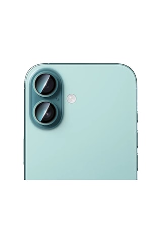 Apple Uyumlu iPhone 16 Plus Caseworld Alloy Two-color Serisi Lens Koruyucu Yeşil