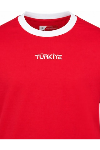 Tff Milli Takım Unısex T-shırt Tr-k Kırmızı