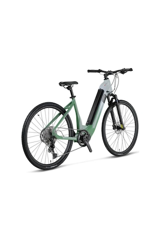 Mosso E-legarda Elektrikli Kadın Şehir Bisiklet 450h Hyd 28 Jant 10 Vites Green L.green Çok Renkli