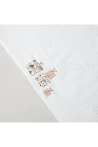 Linens Gift Bambu 50x85 Cm Yüz Havlusu Beyaz Beyaz