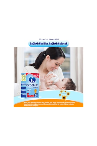Bebehum 5 No Devam Sütü 2 Yaş+ 800 Gr X 4 Adet