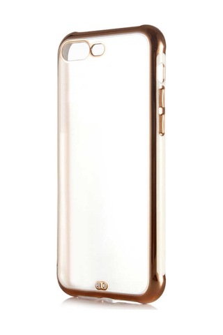 Apple Uyumlu iPhone 7 Plus Kılıf Zore Voit Altın Renk Tasarımlı Kılıf