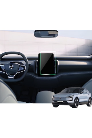 Volvo EX30 (2025-2026) Uyumlu 12.3" Multimedya 9h Nano Ekran Koruyucu