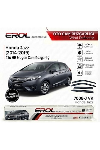 Honda Jazz 2014-2019 4'lü Hb Mugen Cam Rüzgarlığı