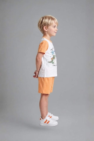 Defacto Dinazor Desenli 2li Ecru Pijama Takımı Erkek Bebek H8218a526hser105 Ekru-er105
