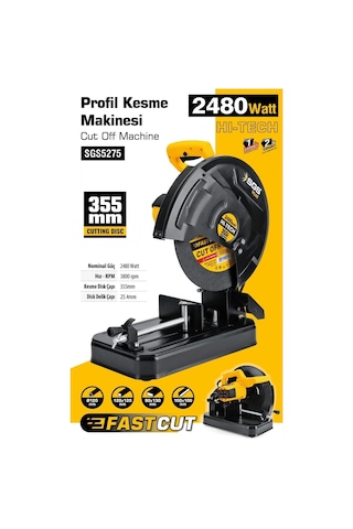 SGS SGS5275 Metal Profil Kesme Makinesi 335 MM