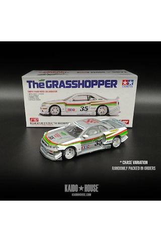 Mini Gt Chase Kaido House Nissan Skyline Gt-r R34 The Grasshopper Tamiya 167