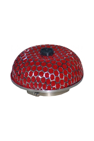 Carub Br4686321 Tuning Mantar Hava Filtresi 2 Aparatlı Krom-Kırmı