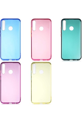 Huawei P40 Lite E Kılıf Zore Bistro Kapak-Pembe