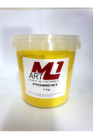 M1 ART Toz Pigment Boya 1.kg - SARI