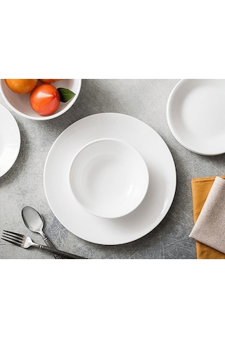 Arya Melamin 12 CM Çorba Kasesi  24 CM Servis Tabak 6'lı﻿﻿
