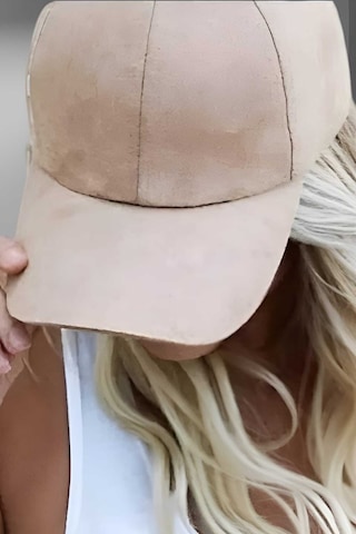 Tezzgelsin Unisex Süet Ayarlanabilir Beyzbol Kep Şapka Bej