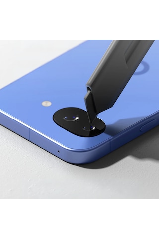 Microcase Google Pixel 10a İle Uyumlu Kamera Lens Koruma Halkası - Kapalı Tasarım -siyah Al3401