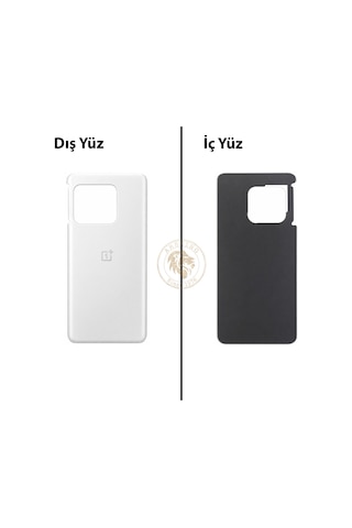 One Plus One Plus 10 Pro Beyaz Arka Kapak Arka Cam Batarya Kapağı Lazer Kesim Kapak Pil Kapağı Back Cover Çok Renkli