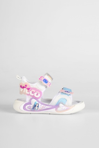 Vicco Arial Hafif Kız Bebek Beyaz Sandalet Beyaz