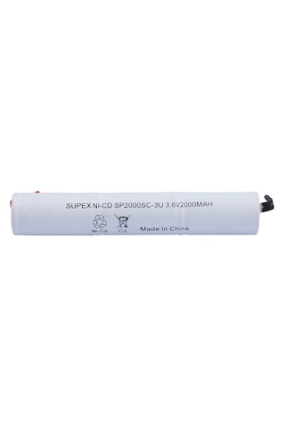 2000mah 3.6v Nicd 3 Lü Üstüste Şarjlı Süpürge Pili