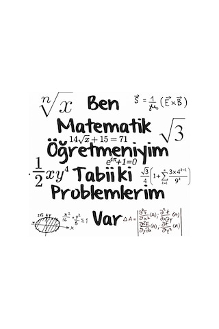 Matematik Öğretmeni Öğretmenler Günü Hediyesi Beyaz Kupa Bardak