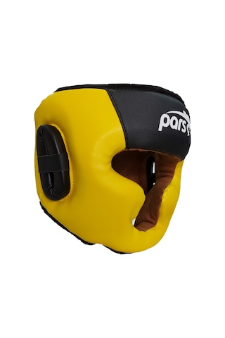 Parsspor Pars Protec Tam Koruyucu Kapalı Antrenman Kaskı Siyah Sarı