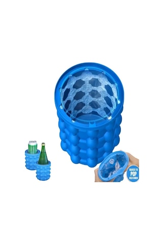 Cbtx Silikon + Pp Tasarruflu Buz Küpü Makinesi Buz Kovası, Boyut: 14.5 13 13cm