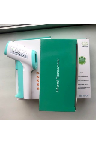 Yaozixa Huanyu Hy-twq01 Dokunsuz Entegre Termometre: Entegre Isınma Alarmı, 3 Renkli Arka Işık Ve Saniyelik Doğru Ölçüm