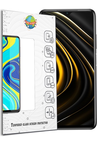 Xiaomi Poco M3 Temperli Ekran Koruyucu Kırılmaz Cam