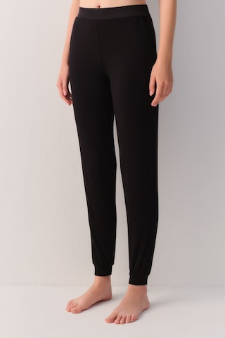 Suwen Modal Luxe Pantolon Sh27407624012 Siyah
