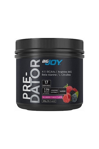 Pre-workout Predator Orman Meyveleri 17 Servis 289 Gr -advanced Blend Preworkout Aromasız