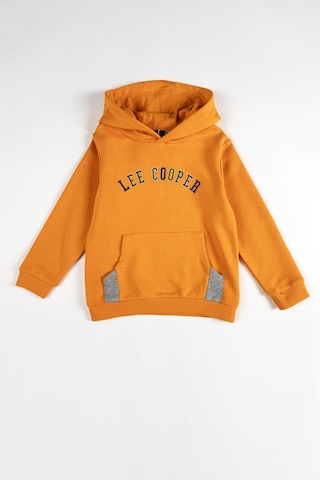 Lee Cooper Brian Erkek Çocuk Kapüşonlu Sweatshirt Turuncu-20713 Turuncu