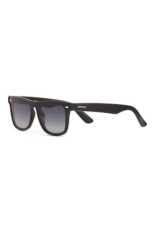Despada Ds 2380 C2 142 Unisex Geometrik Siyah Kemik Güneş Gözlüğü Siyah