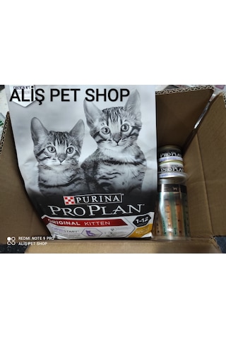 Pro Plan Kitten Tavuk Ve Pirinçli Yavru Kedi Maması 1,5kg 2 85 Gr Yaş Mama Hediyeli
