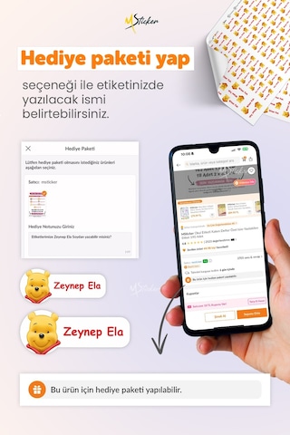 Okul Etiketi Kalem Defter İsimli Etiket Isim Yazılabilen Güneş Temalı - 190 Adet Özel Tasarım Çok Renkli