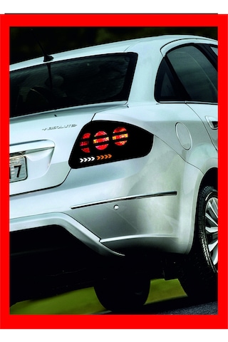Model 2 Fiat Linea Stop Farı Led Görünümlü Folyo Kaplama - Stop Kaplama