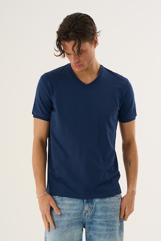 Alexander Gardi V Yaka Basic T-shirt Lacivert